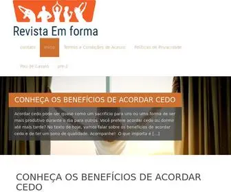 Revistaemforma.com.br(Revista em Forma) Screenshot