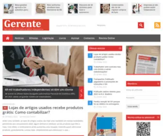 Revistagerente.pt(Portal da Revista Gerente) Screenshot