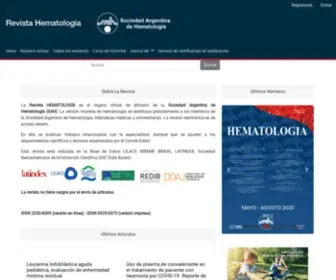 Revistahematologia.com.ar(Hematología) Screenshot
