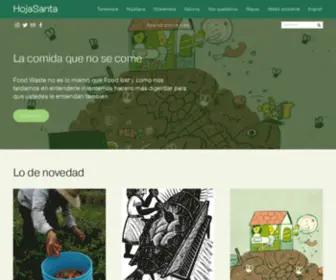 Revistahojasanta.com(HojaSanta. Cultura gastronómica en todas sus formas) Screenshot