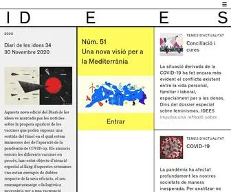 Revistaidees.cat(Revista de temes contemporanis) Screenshot