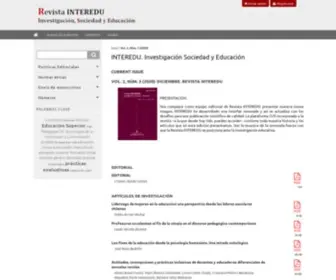 Revistainteredu.com(INTEREDU. Investigación Sociedad y Educación) Screenshot