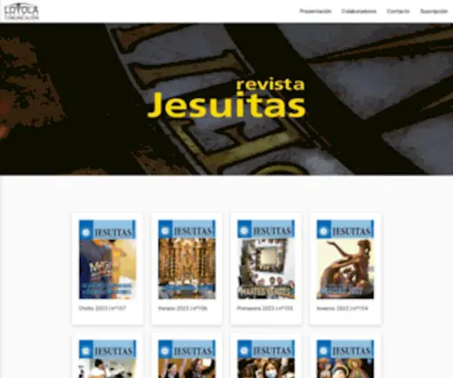 Revistajesuitas.es(Revista Jesuitas) Screenshot