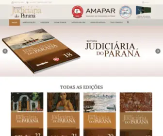 Revistajudiciaria.com.br(Revista Judiciária do Paraná) Screenshot