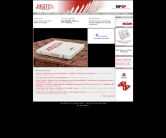 Revistajustitia.com.br(Revista Justitia) Screenshot