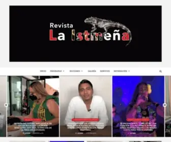 Revistalaistmena.com.mx(Revista La Ismeña) Screenshot