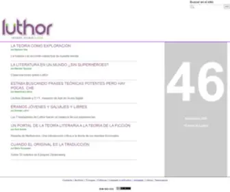 Revistaluthor.com.ar(Revista LUTHOR) Screenshot