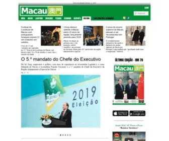 Revistamacau.com(Revista Macau) Screenshot