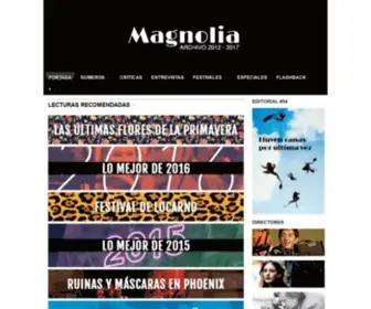 Revistamagnolia.es(Magnolia) Screenshot