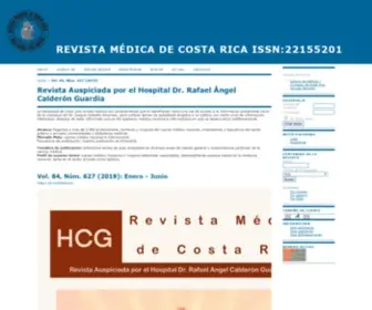 Revistamedicacr.com(Revista Auspiciada por el Hospital Dr. Rafael Ángel Calderón Guardia) Screenshot