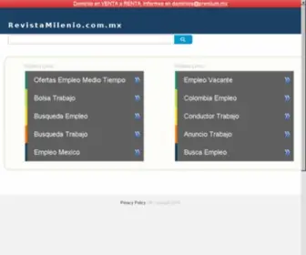 Revistamilenio.com.mx(Revista Milenio) Screenshot