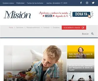 Revistamision.com(Revista Misión) Screenshot