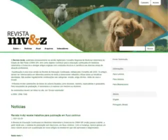 Revistamvez-CRMVSP.com.br(Revista de Educação Continuada em Medicina Veterinária e Zootecnia do CRMV) Screenshot