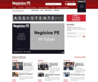 Revistanegociospe.com.br(Revista Negócios PE) Screenshot