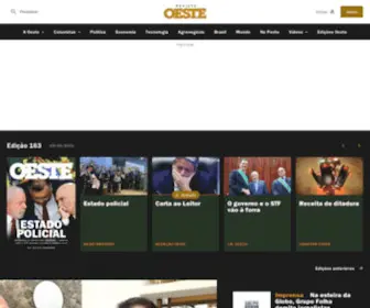 Revistaoeste.com(Revista Oeste) Screenshot