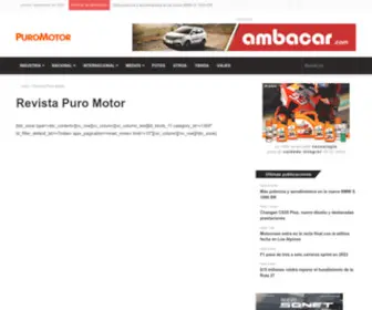 Revistapuromotor.com(Revista Puro Motor) Screenshot