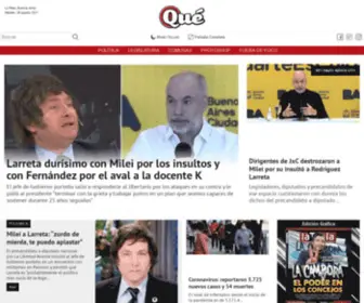Revistaque.com(Macri, tras la quita de fondos a Kicillof) Screenshot