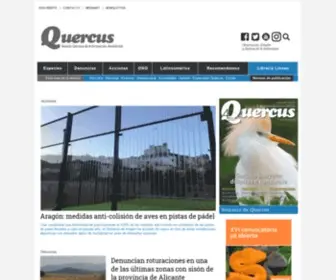 Revistaquercus.es(Revista Quercus :: Revista decana de información ambiental) Screenshot