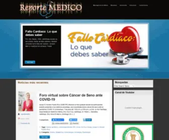 Revistareportemedico.com(Revista Reporte MEDICO) Screenshot