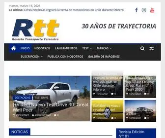 Revistartt.cl(Revista de Transporte Terrestre) Screenshot