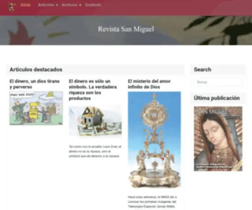 Revistasanmiguel.org(Revista San Miguel) Screenshot