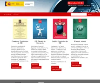 Revistasice.com(Revistas ICE) Screenshot