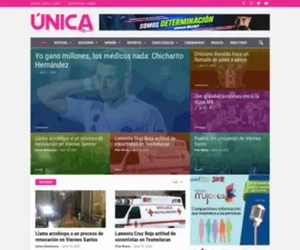 Revistaunica.com.mx(Revista Única por Cinco Mujeres) Screenshot