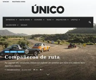 Revistaunico.com(Revista Único) Screenshot