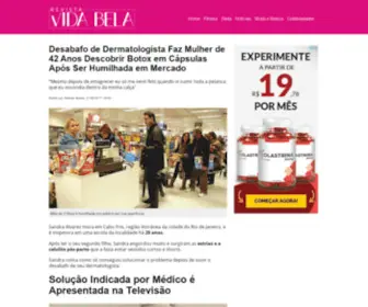 Revistavidabela.com.br(Just another WordPress site) Screenshot