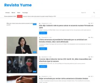 Revistayumecr.com(Revista YUME) Screenshot