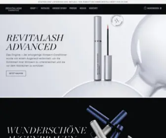 Revitalash.de(Und Wimpern) Screenshot