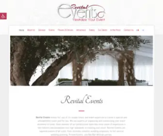 Revitalevents.com(Revital Events makes full use of its unique talent and event expertise) Screenshot