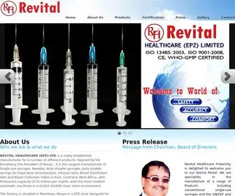 Revitalhcare.com(Revital Healthcare) Screenshot