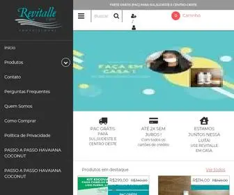 Revitallecapelliloja.com.br(Loja online de REVITALLE CAPELLI) Screenshot