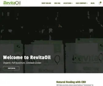 Revitaoil.com(Full Spectrum CBD Products) Screenshot