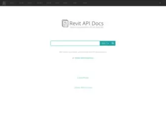 Revitapidocs.com(Online Documentation for Autodesk's Revit API) Screenshot