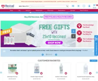 Revivalanimal.com(Buy pet products from the pet care experts at Revival Animal Health. Online pharmacy & supplies) Screenshot