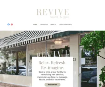 Revivebrevard.com(Revive Salon & Spa) Screenshot