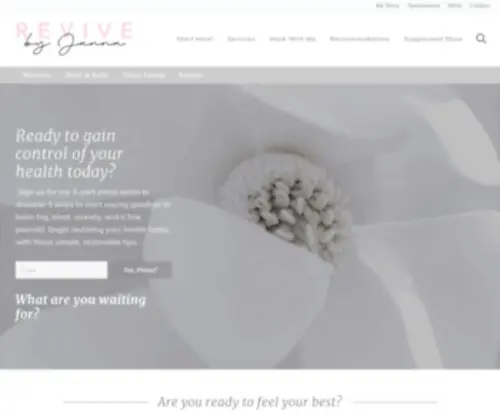 Revivebyjanna.com(Revive by Janna) Screenshot