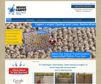 Revivecarpetrepair.com(Revive Carpet Repair Experts) Screenshot