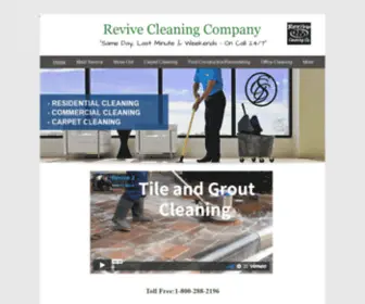 Revivecleaningservice.com(Revive Cleaning Service LLC) Screenshot