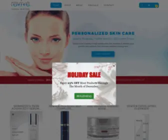 Reviveclinicalskincare.com(Revive Clinical Skin Care) Screenshot