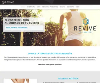 Revivecryocenter.com(Revive Cryo Center) Screenshot