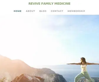 Revivefamilymedicine.com(REVIVE FAMILY MEDICINE) Screenshot