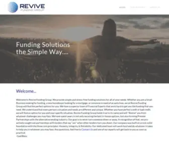 Revivefundinggroup.com(Revivefundinggroup) Screenshot