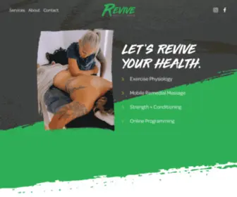 Revivehealthrehab.com.au(Revive Health & Rehab) Screenshot