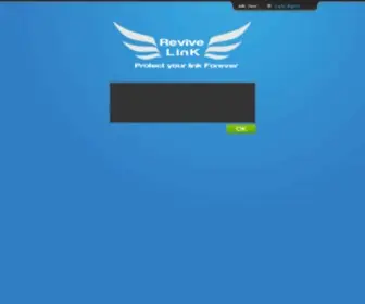 Revivelink.com(Protect Your Link Forever) Screenshot