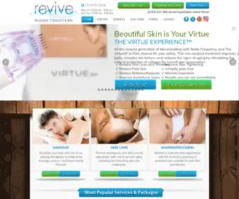 Revivemassagechicago.com(Massage & Spa Chicago) Screenshot