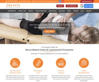 Revivemedicalcenter.com(Chiropractor Lawrenceville GA) Screenshot