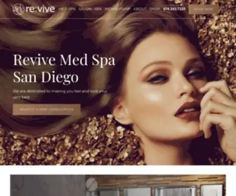 Revivesalonandspa.com(San Diego Medical Spa & Hair Salon) Screenshot